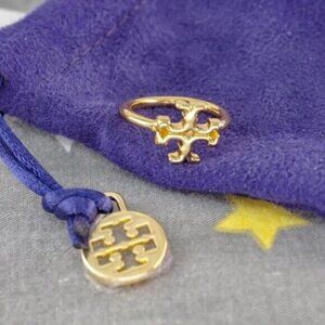 Tory Burch Kira Logo Ring (Brand New with Dust Bag)